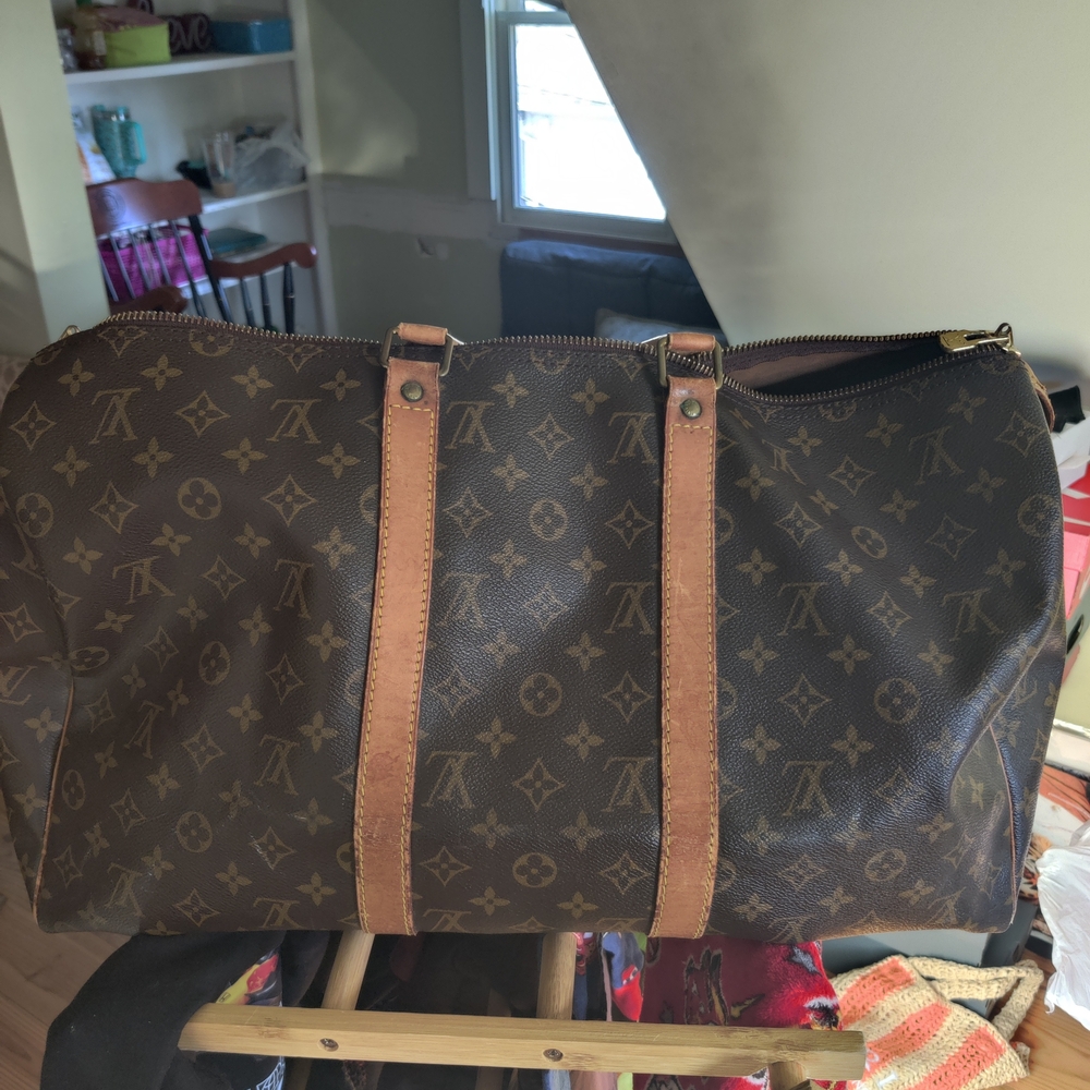 Brown Monogram Travel Bag